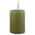 Small Pillar Candle - Olive Green