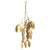 Hanging Brass Mistletoe - Large