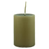 Small Pillar Candle - Olive Green
