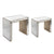 Set of Mirror Side Table