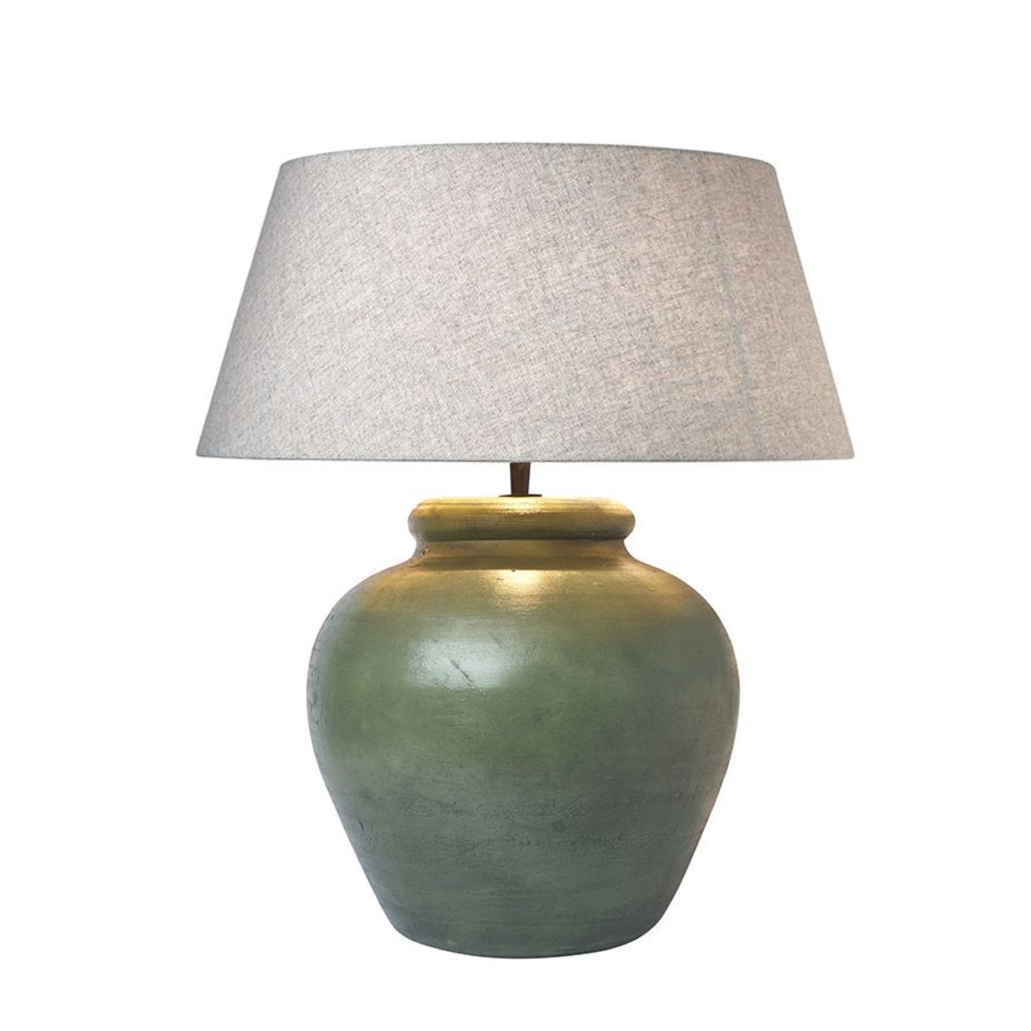 Green stone lamp hotsell