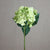 Green long stemmed artificial hydrangea 