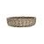 small round natural colour wicker bread basket for serving 