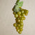 artificial green and blush pink grapes for fruit display