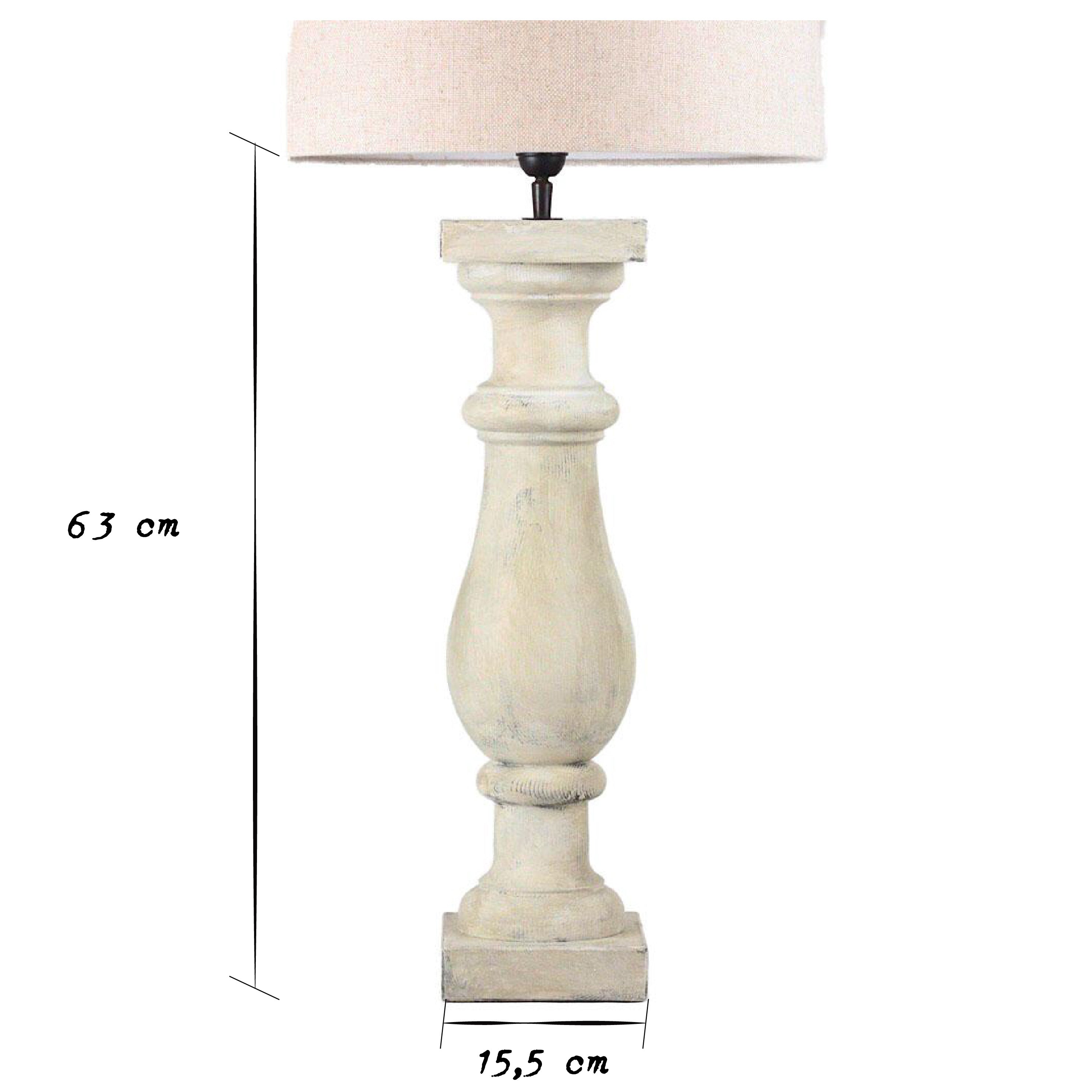 Wooden Lamp Large Edinburgh Acanthus Interiors